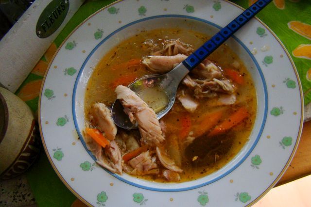 Zupa drobiowa z warzywami