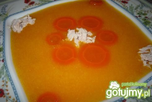 Zupa dyniowa z kaszą manną