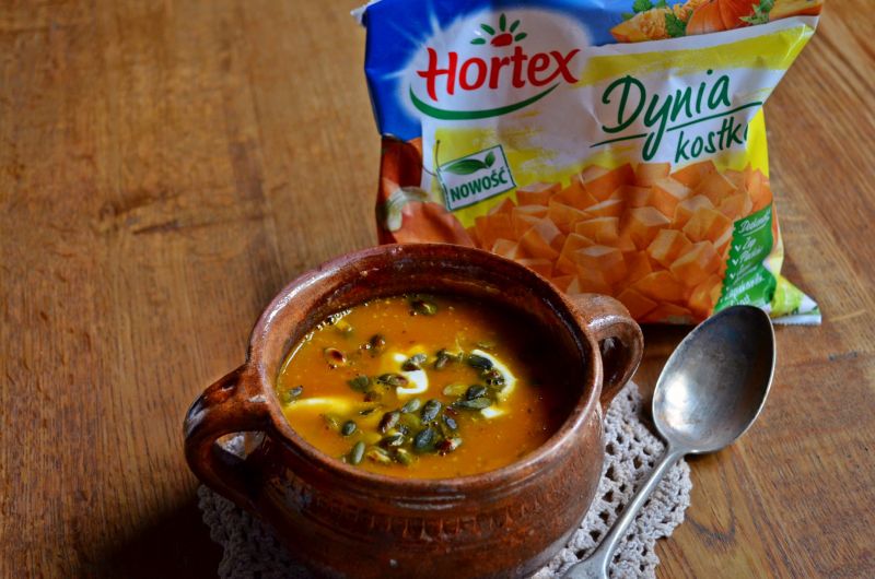 Zupa dyniowa z pestkami z dyni Zupa dyniowa z pestkami z dyni
