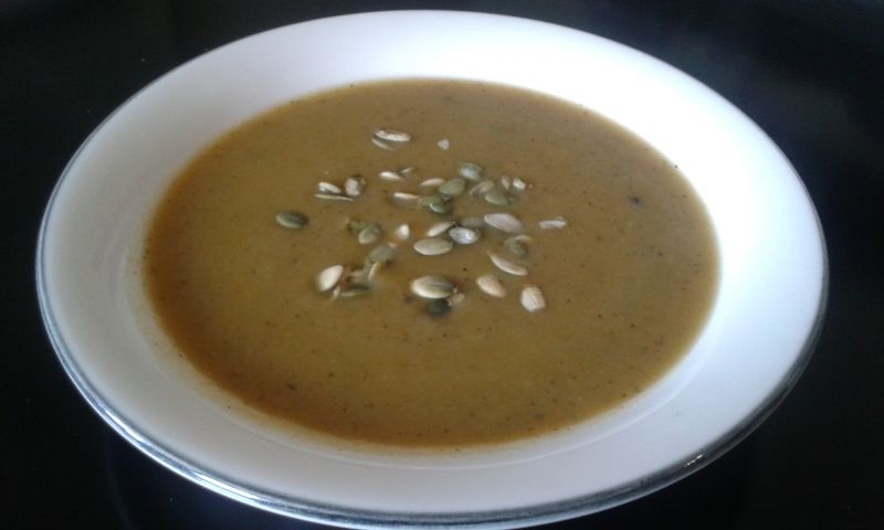 Zupa dyniowo - cukiniowa