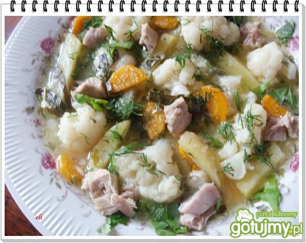 Zupa Eli z liśćmi kalafiora Zupa Eli z liśćmi kalafiora