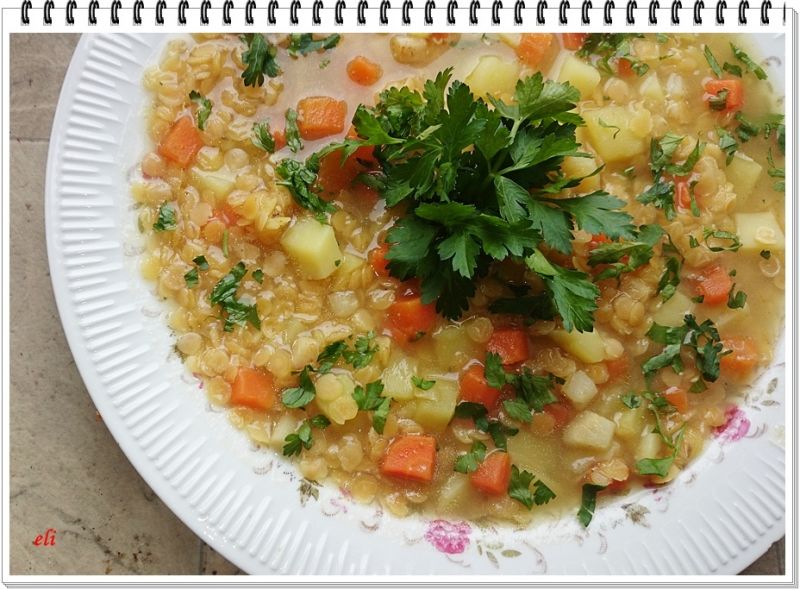 Zupa Eli z soczewicy Zupa Eli z soczewicy