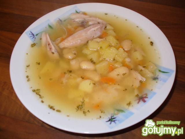 zupa fasolowa długo gotowana