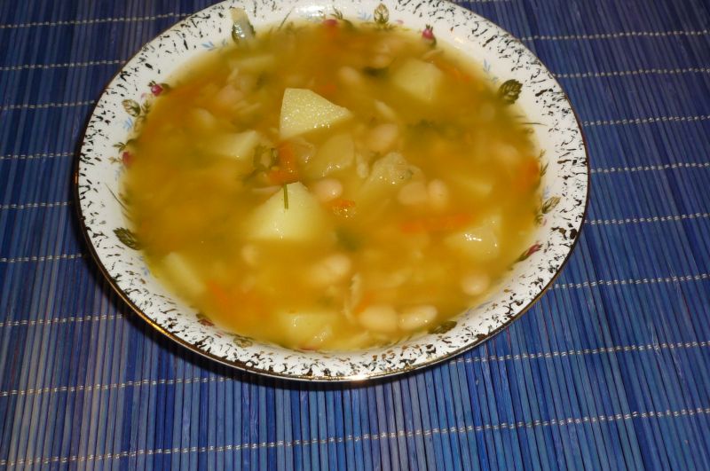 Zupa fasolowa z dynią