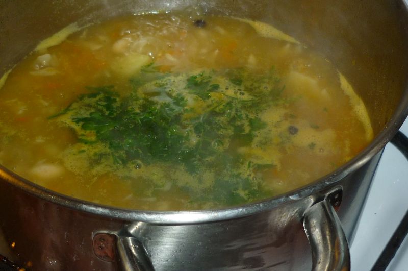 Zupa fasolowa z dynią