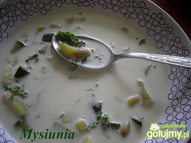 Zupa fasolowa z jarmużem Zupa fasolowa z jarmużem