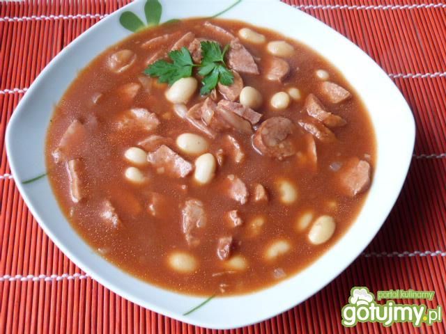 Zupa fasolowa z kiełbasą 3