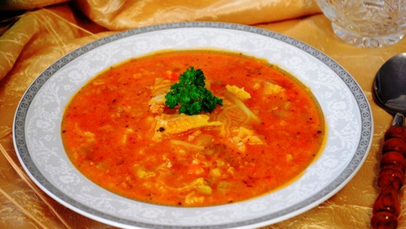 Zupa gołąbkowa z ryżem