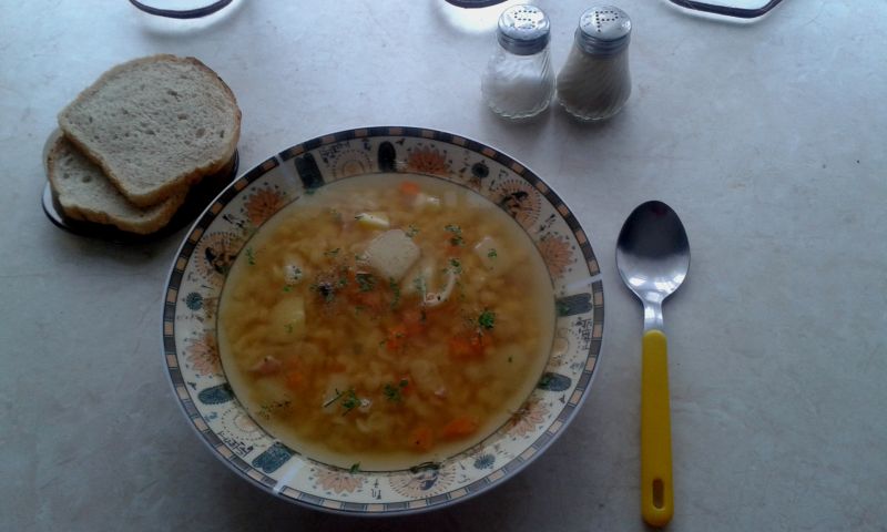 Zupa grochowa z grochu łupanego