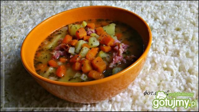 Zupa grochowa z nutką fasoli