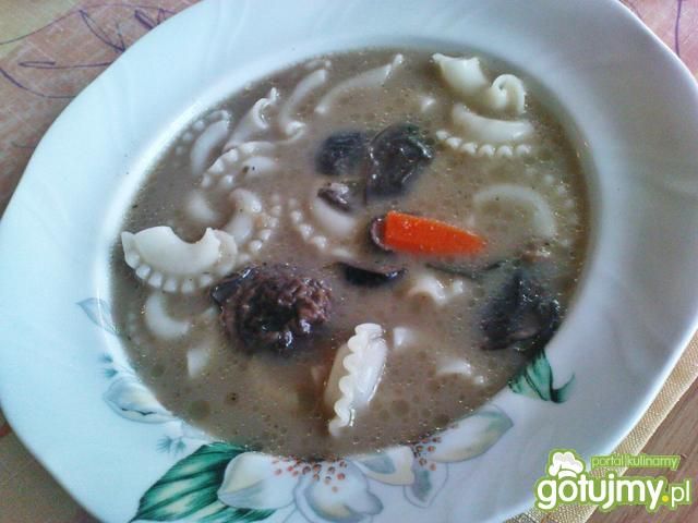 Zupa grzybowa na rosole Zupa grzybowa na rosole