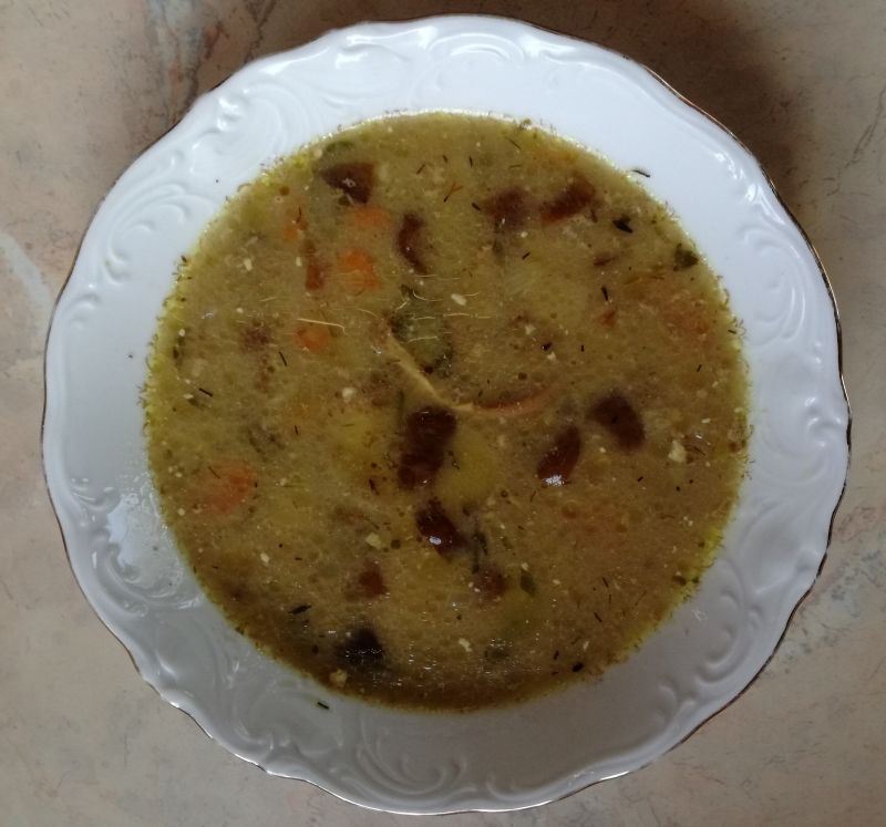 Zupa grzybowa z jarzynami Zupa grzybowa z jarzynami
