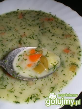 Zupa jarzynowa z fasolką i marchwią