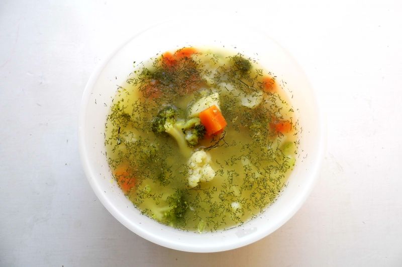 Zupa Kalafiorowo Brokułowa z Ziemniakami