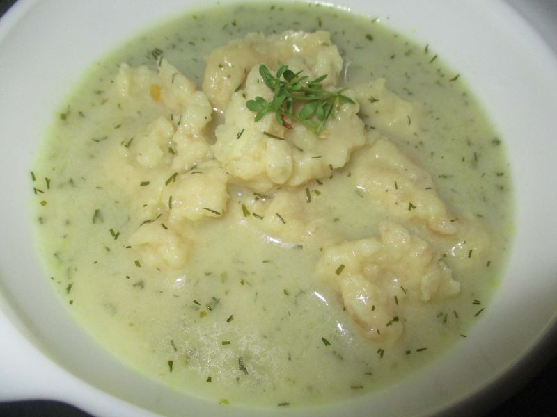 Zupa koperkowa z kluseczkami Zupa koperkowa z kluseczkami