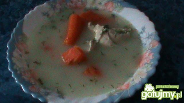 Zupa koperkowa z kurczakiem