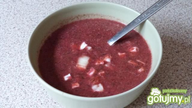 Zupa krem brokułowo-botwinkowa