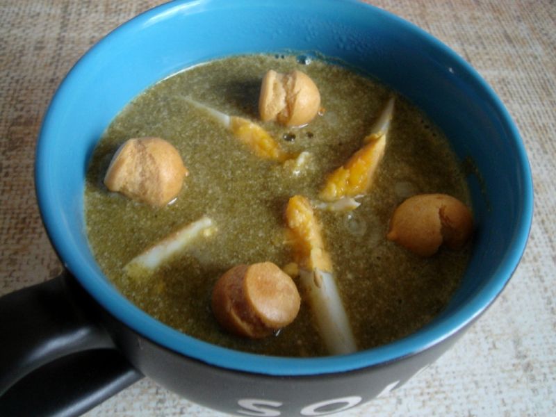 Zupa krem szpinakowy