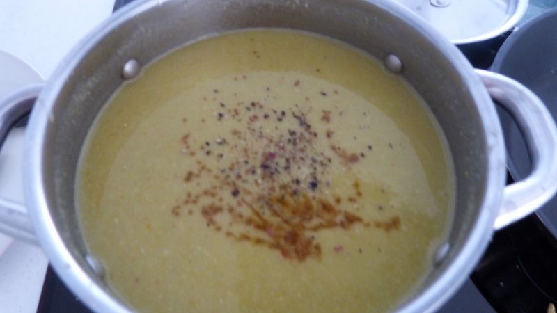 Zupa krem z bobu