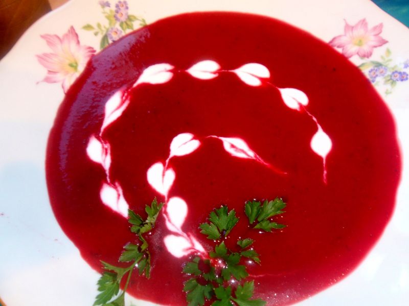 Zupa krem z buraków Zupa krem z buraków