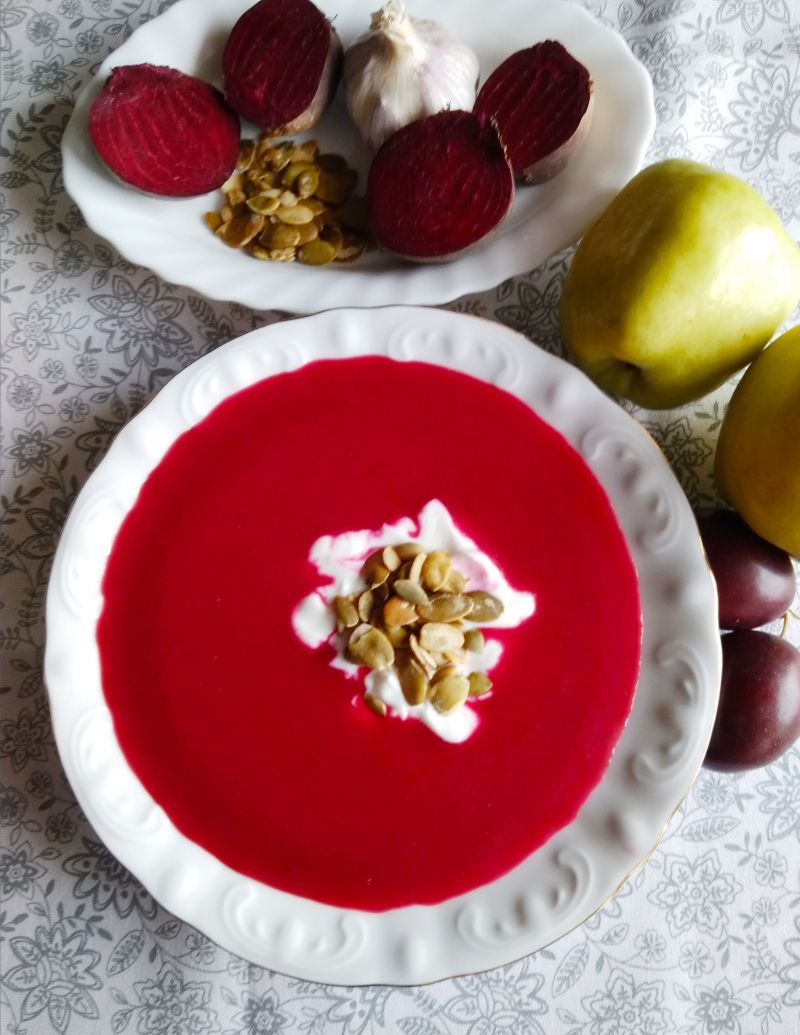 Zupa krem z buraków