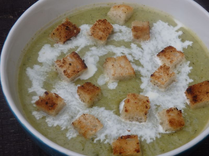 Zupa krem z cukinii i kalarepy