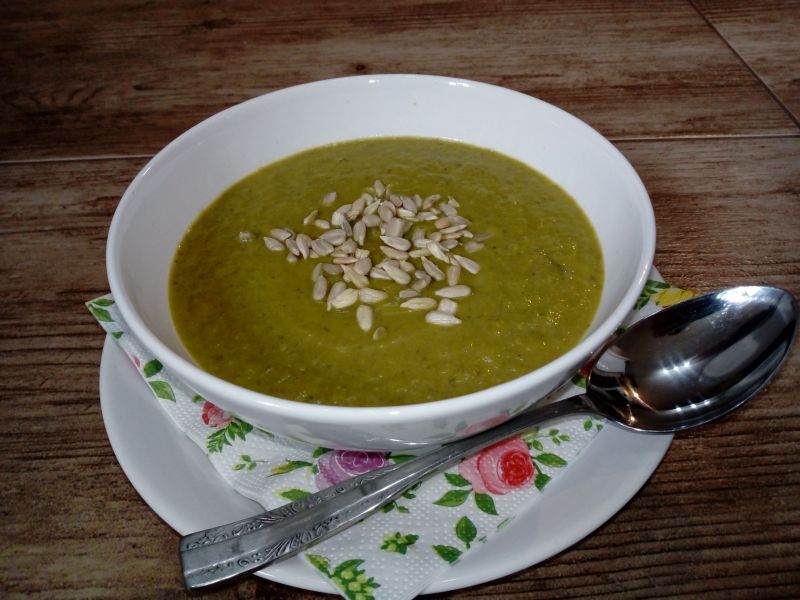 Zupa krem z cukinii i pora