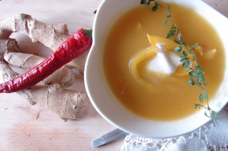 Zupa  krem z dyni  Zupa  krem z dyni