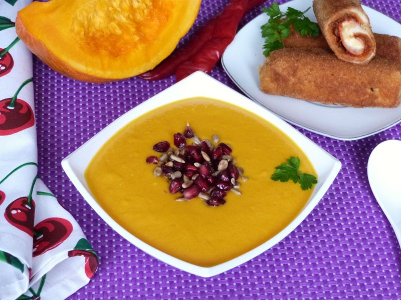 Zupa krem z dyni i batatów Zupa krem z dyni i batatów