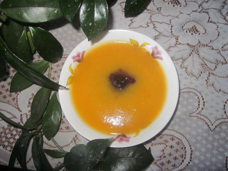 Zupa krem z dyni na słodko