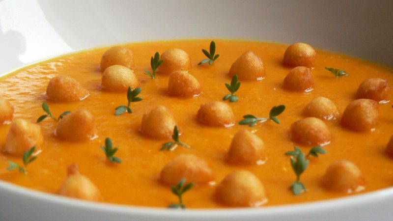 Zupa krem z marchewki i ziemniaków
