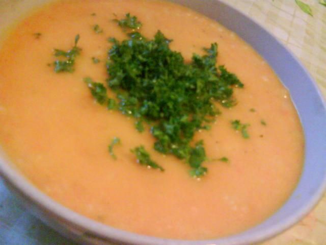 Zupa krem z marchwii Zupa krem z marchwii