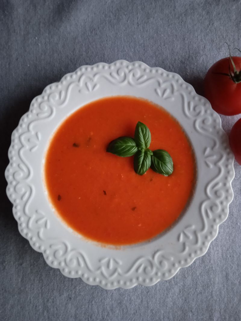 Zupa krem z pieczonych pomidorów