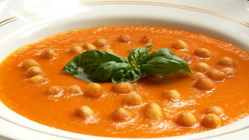 Zupa krem z pomidorów i dyni Zupa krem z pomidorów i dyni