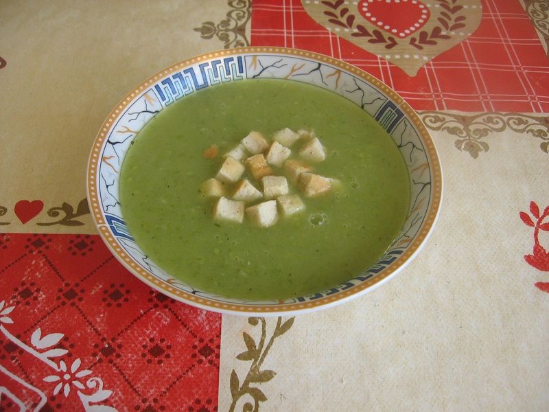 Zupa krem z pora i fasolki szparagowej