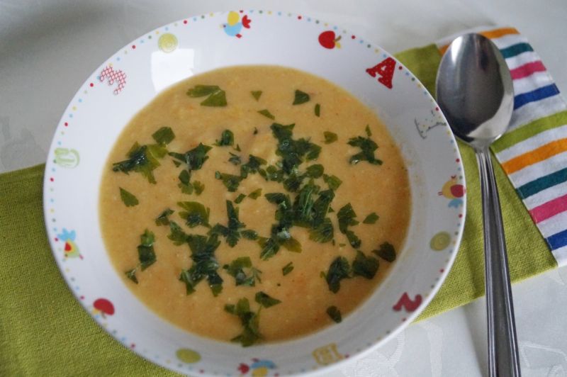 Zupa-krem z pora i jaglanki