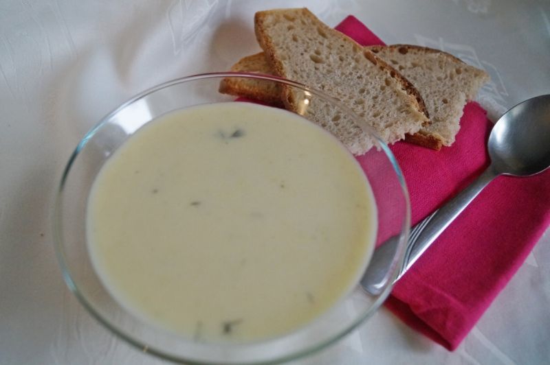 Zupa krem z porem i mascarpone Zupa krem z porem i mascarpone