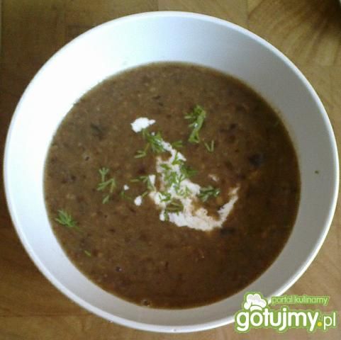 Zupa krem z selera z suszonymi grzybami Zupa krem z selera z suszonymi grzybami