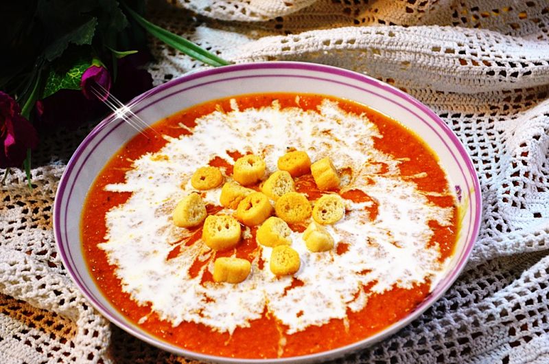 Zupa krem z soczewicą