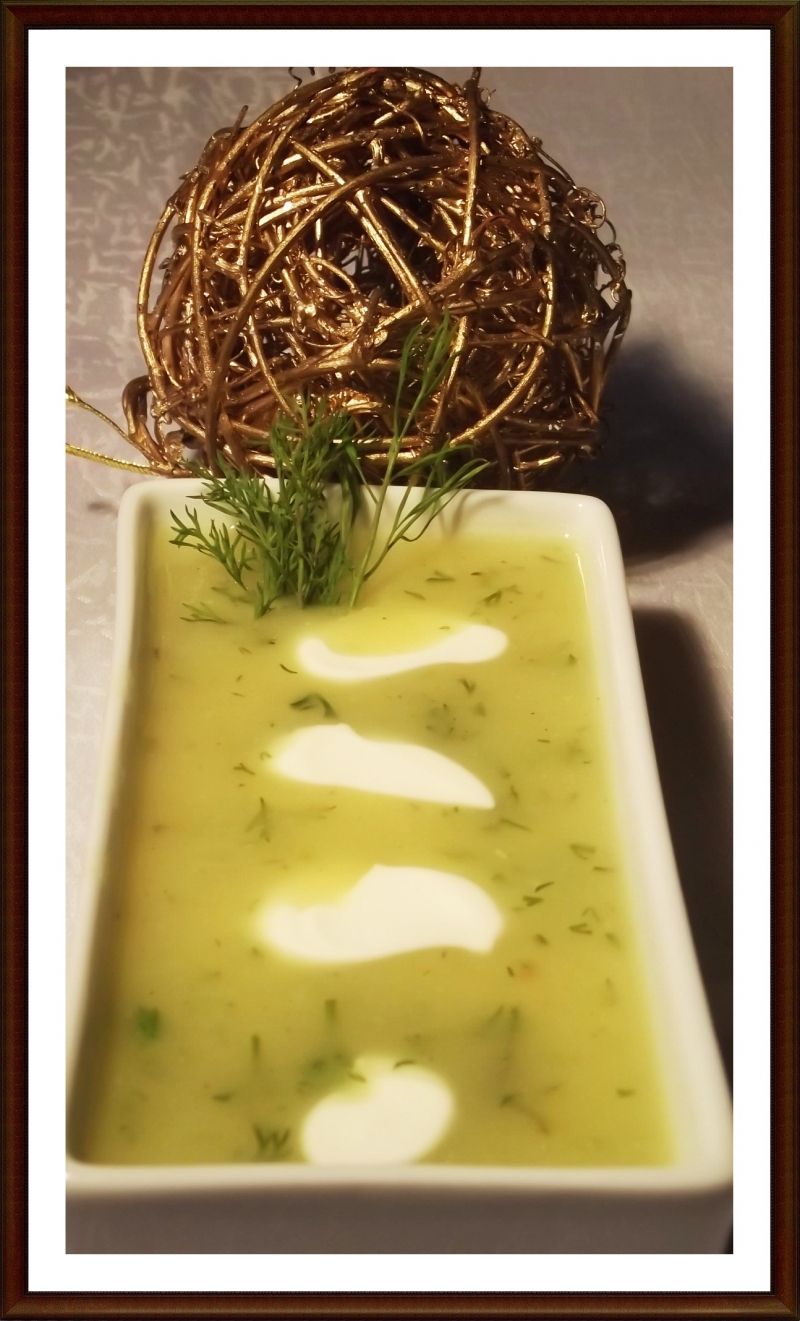 Zupa krem ziemniaczana z koperkiem