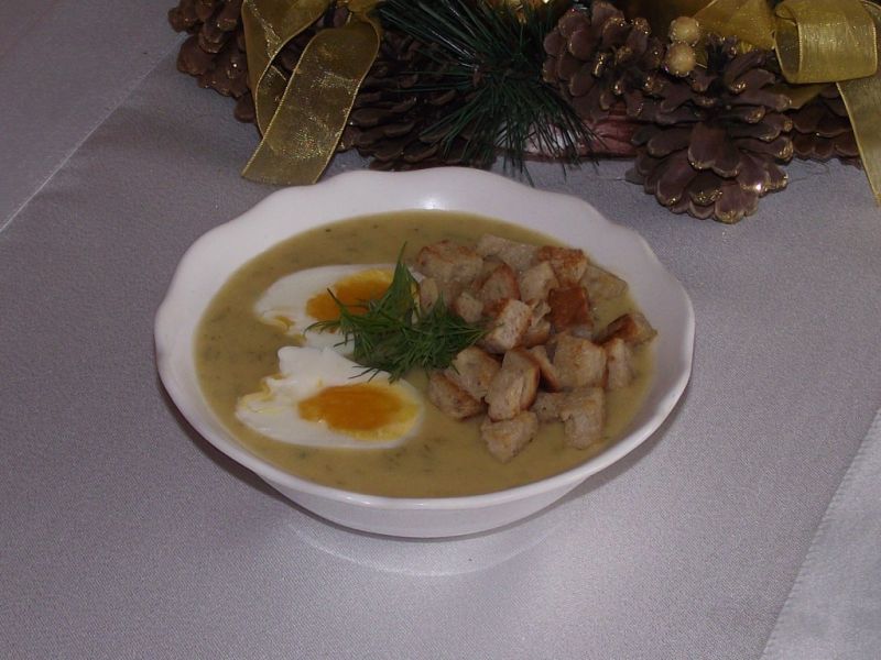 Zupa krem ziemniaczano koperkowy z jajkiem Zupa krem ziemniaczano koperkowy z jajkiem