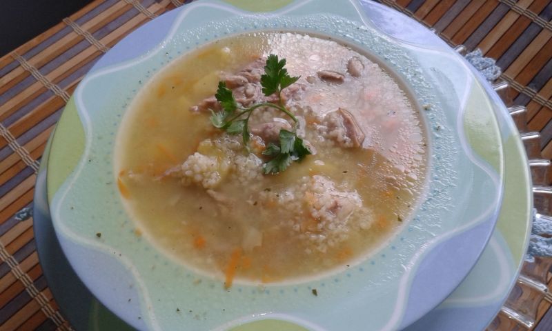 Zupa krupnik na mięsie indyczym Zupa krupnik na mięsie indyczym