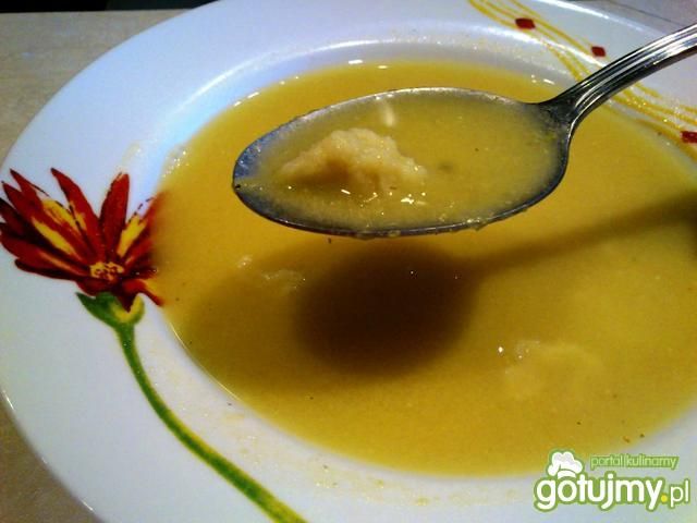 Zupa kukurydziana z zacierką Zupa kukurydziana z zacierką