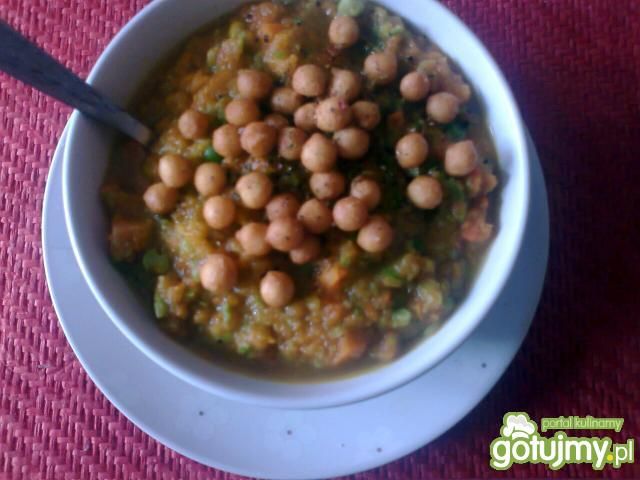 zupa marchewkowo-groszkowa 