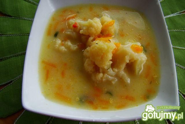 Zupa marchewkowo-kalafiorowa  Zupa marchewkowo-kalafiorowa