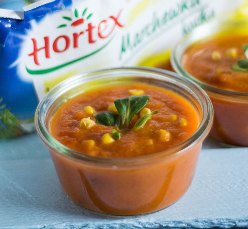 Zupa marchewkowo-pomidorowa  Zupa marchewkowo-pomidorowa