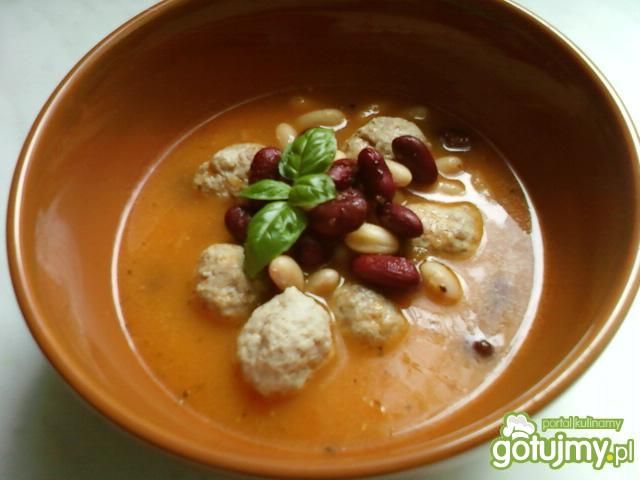 Zupa meksykańska z pulpecikami