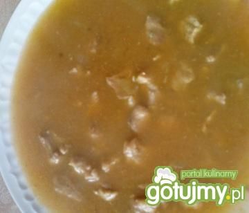 Zupa mięsna z pieczarkami Zupa mięsna z pieczarkami