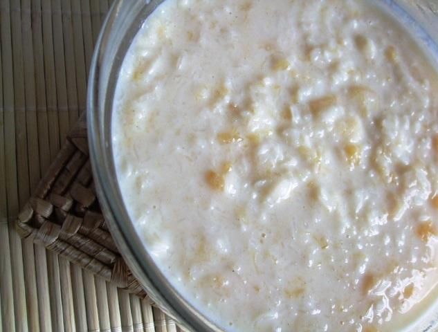 Zupa mleczna z dynią i płatkami ryzowymi Zupa mleczna z dynią i płatkami ryzowymi