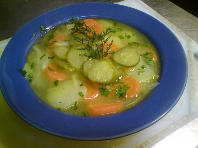 Zupa ogórkowa Zupa ogórkowa